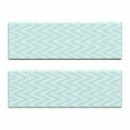thumbnail image 2 of Abstract Bench Cushion Set of 2, Repetitive Geometric Pattern with Shapes and Dots Funky Design Graphic, Standard Size Foam Pad and Decorative Cover, Seafoam and White, by Ambesonne, 2 of 4