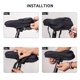 thumbnail image 5 of Funda de cojín para asiento de bicicleta: funda de gel acolchada para asiento de bicicleta para hombres y mujeres, funda de cojín para asiento de bicicleta de ejercicio extra suave, para exteriores e, 5 of 5