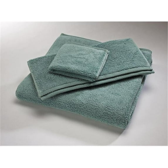 Home Source 10102TMB26 100 Percent Cotton Tub Mat - Aqua