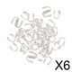 thumbnail image 1 of Bucles protectores de alambre,Bucles protectores de alambre Protector de cable de alambre en forma de U,Protectores de alambre Fabricación de joyas Pendientes Pulsera,Collar de bricolaje, 1 of 7