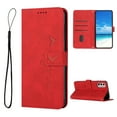 thumbnail image 1 of Case for Motorola Moto G Stylus 5G 2022, PU Leather Embossed Wallet Flip Cover [Card Slots & Money Pocket] [Magnetic Closure] [Stand Kickstand] Folio Phone Case for Moto G Stylus 5G 2022 - Red, 1 of 10