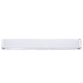 thumbnail image 5 of WAC Lighting Metro 37" 1-Light Aluminum Bathroom Vanity and Wall Light in Chrome, 5 of 5