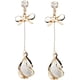 thumbnail image 1 of Pendientes para mujer con diamantes de imitación y cadena de cristal brillante, pendientes de borla para el día de San Valentín, pendientes de tuerca, joyería en forma de lágrima, regalo para ella, 1 of 3