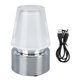 thumbnail image 2 of Lámpara De Mesa Ambiental, Acrílico Y Acero Inoxidable Puerto De Carga USB Luz De Mesa Recargable Para Bar Para Fiesta, 2 of 7