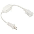 thumbnail image 4 of On Off Switch Extension Cord, Safe 2 Prong Polarized Extension Cord? Portable Flame?Retardant One?Time?Forming For 1-15P?Male?to 1-15R?Female Plug White, 4 of 8
