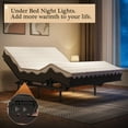 thumbnail image 5 of Adjustable Bed Frame,Twin Metal Frame Bears 500 lbs,Wireless Remote Memory Function,Head & Foot Lift Incline,Quiet Motor for Lying Down Reading Watching TV, 5 of 7