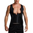 thumbnail image 4 of Men Shapewear Slimming Body Shaper Compressed Shirt Tank Top with Zipper Underwear for Tummy Control, 4 of 8