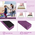 thumbnail image 4 of PRZL 7FT/8FT/9FT Balance Beam, Folding Gymnastics Beam w/Carry Handles, Floor Foam Gymnastics Equipment for Kids, Non Slip Rubber Base for Exercise, Practice & Professional Home Training, 4 of 9