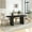 Beige 4PCS, variant on KATBOC Modern Dining Table and Chairs Set, 70in MDF Table with 4 Padded Boucle Chairs,Mid-Century for Home, Kitchen, Family Gatherings, Black&White