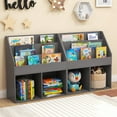 thumbnail image 4 of Gymax Kids Wooden Bookshelf Bookcase Children Toy Storage Cabinet Organizer, 4 of 10