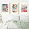 thumbnail image 4 of Pink Preppy Wall Art Framed Set of 3 Trendy Coquette Disco Cherry Posters Retro Guest Check Canvas Prints Poker Painting Positive Quote Pictures Room Decor Aesthetic for Girls Bedroom Dorm 12x16in, 4 of 6