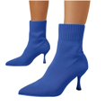 thumbnail image 5 of WAVSUF Women's Kitten Mid Heel Boots Arch Support Pointed Toe Anti Slip Fall Dress Trendy Boots 6.5, 5 of 5