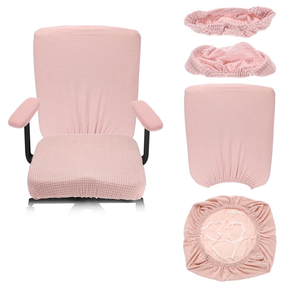 Office Chair Covers, 38-48cm Stretchable Computer Chair Slipcover, Pink