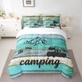 thumbnail image 2 of YST Vintage Barn Door 7-Piece Camping Comforter Set, Full Size, 2 of 5