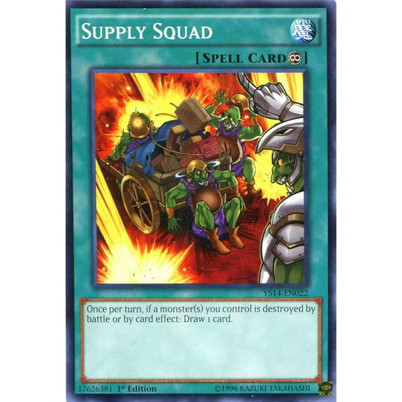 YuGiOh Space-Time Showdown Common Supply Squad YS14-EN022
