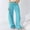 Sky Blue, variant on LSLJS Sweatpants Women Low Rise Drawstring Waist Pants Casual Solid Color Wide Leg Joggers with Pockets, S-2XL