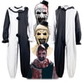 thumbnail image 2 of Disfraz de payaso de terror para hombres y adultos, traje completo de máscara de arte, Cosplay de Terrifier, fiesta de Halloween xuanjing  unisex, 2 of 2
