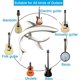 thumbnail image 3 of Guitarra acústica de 6 cuerdas, aleación de zinc para guitarra acústica y eléctrica, individual, 3 of 5