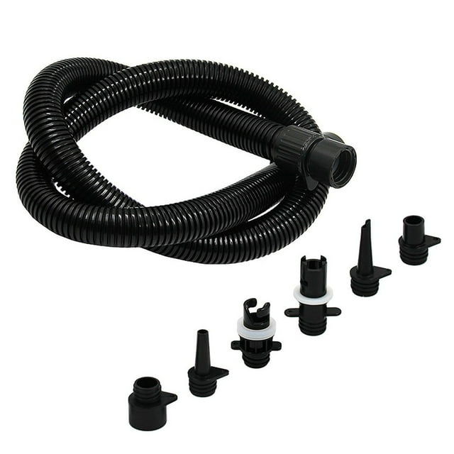 Inflatable Air Pumps Hose Nozzle Kit For 20PSI Kayaks Air Pump Tube Adaptor Paddle Board Boat Accessories With 6 Nozzle Sizes