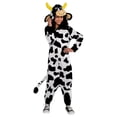 thumbnail image 4 of Adult Cow Onesie Costume, 4 of 4