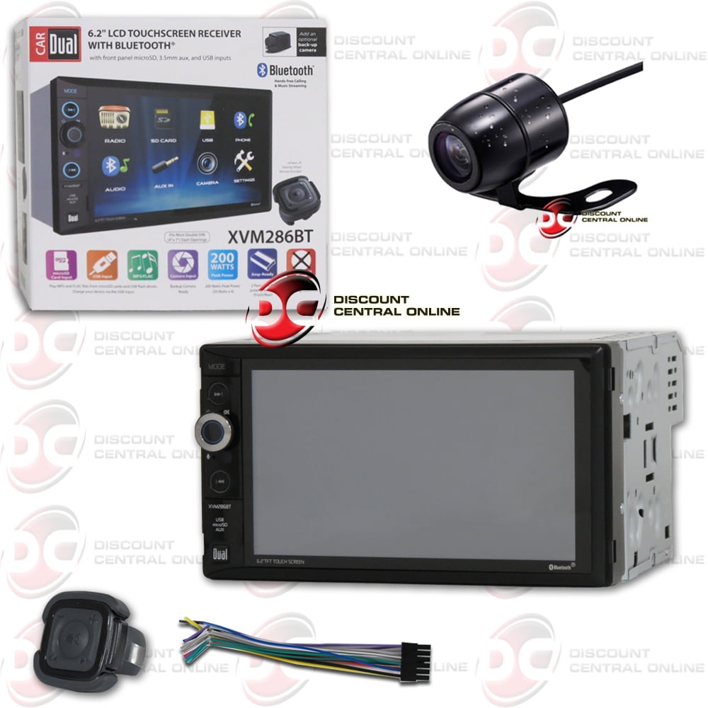 Dual XVM286BT 2DIN 6.2" LCD Digital media stereo AM/FM USB Bluetooth