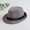 dark grey, variant on AAOMASSR Trilby Classic Mens Women Straw Fedora Hat Wide Brim Panama Hat Summer Dress Hat