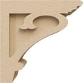 thumbnail image 3 of 4"W x 8"D x 8"H Classic Mayflower Rough Cedar Woodgrain TimberThane Corbel, Primed Tan, 3 of 6