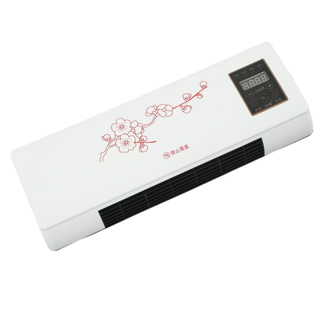 Mini Air Conditioners, Small Wall Air Conditioner With Remote Electric Space Heater For Indoor Use Wall Mounted Heater Fan Digital Display Air Conditioning For Bedroom