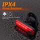 thumbnail image 2 of Paquete de 2 luces LED traseras para bicicleta, súper brillante, recargable por USB, luz de fondo para bicicleta, resistente al agua, luz para casco de ciclismo, flash de advertencia de seguridad. JAMW Sencillez, 2 of 5