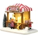 thumbnail image 5 of Matsuzay Navidad pueblo casa palomitas camión ornamento artesanía figurita decoración accesorio regalos niños cumpleaños interior Kits de decoración para fiestas, 5 of 6