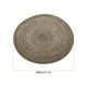 thumbnail image 2 of Uxcell 4 piezas de manteles trenzados redondos de 12" - Manteles redondos antideslizantes para mesas de comedor, lavables, con aislamiento térmico, manteles tejidos, marrón, 2 of 7