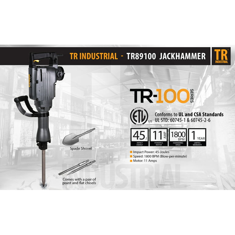 TR Industrial Asphalt Cutter Chisel Hex Shank for TR Jackhammer