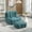 Green, variant on Fluffy Bean Bag Chair - Comfortable Super Soft Lazy Sofa Chair with Memory Foam and Ottoman for Adults and Children - Modern Indoor Focus for Living Room, Bedroom, Apartment