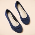 thumbnail image 5 of Veittes Women's Wide Width Flats Shoes - Round Toe Bow Comfortable Casual Ballet Shoes., 5 of 8