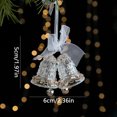 thumbnail image 3 of Adornos colgantes de copos de nieve transparentes para árbol de Navidad, colgante de acrílico, decoración navideña para el hogar, regalos de Navidad, Año Nuevo 2025, 3 of 5