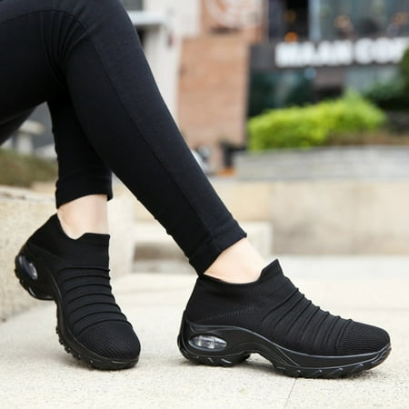 

eczipvz Casual Shoes for Women Women Loafers Lightweight Slip on Flat Boat Shoes Comfortable Casual Loafers Black