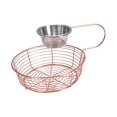 thumbnail image 2 of Cesta para platos de aperitivos, bandeja organizadora de alimentos multiusos con taza colgante para , platos para servir en casa, Picnic, sala de A, 2 of 9