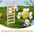 thumbnail image 2 of 20Pcs Simulation Ladder Decoration Wooden Stairs Sand Table Landscape Model, 2 of 3
