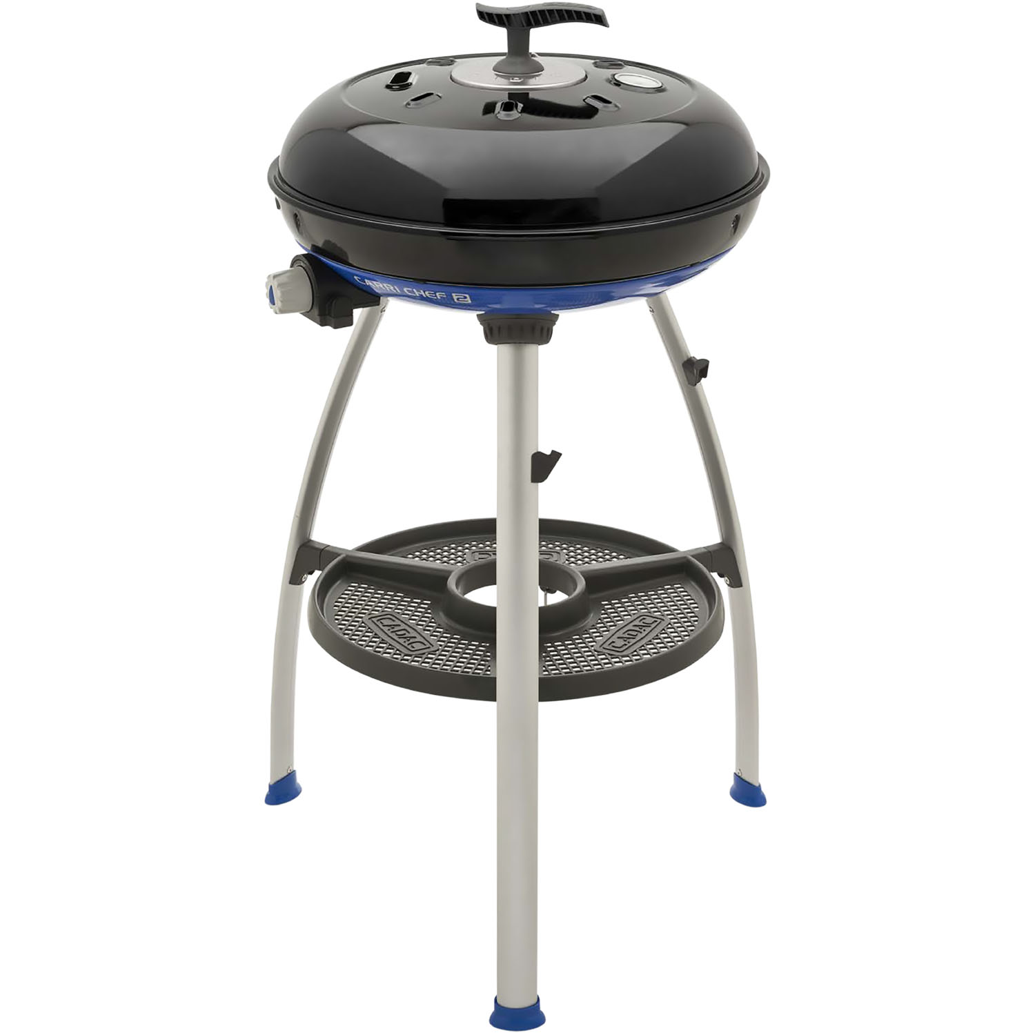 Cadac Carri Chef 2 Portable Grill with Pot Ring, BBQ Grill Plate, Split