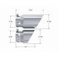 thumbnail image 4 of MBRP 2008 Ford F250/350/450 6.4 L 4 inlet 5 Tip Cover Set - 6 and 9 in length, 4 of 4