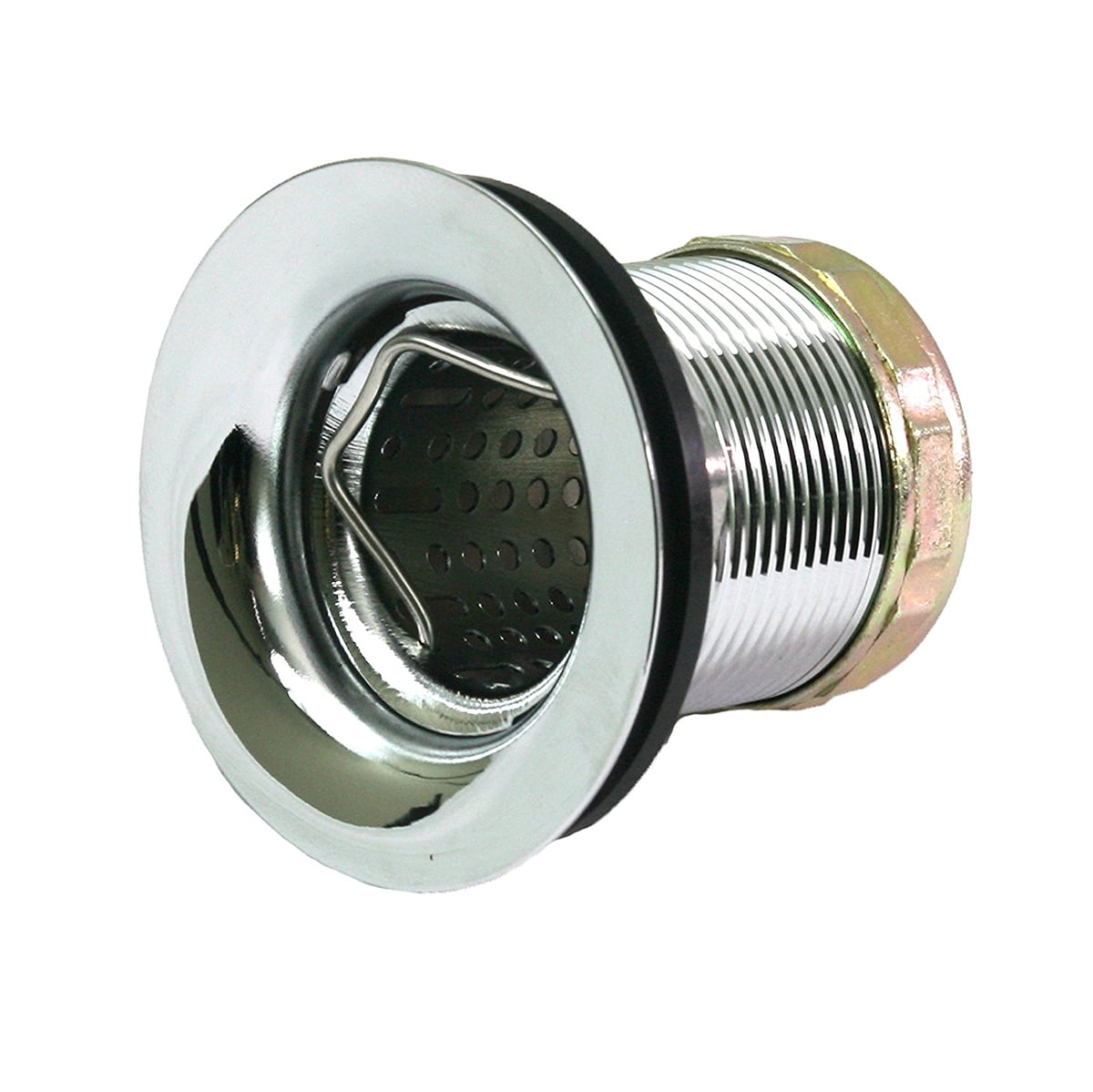 Highcraft Bar/Prep Sink (1-7/8” - 2-1/4” ) Junior Duo Stainless Steel Drain Assembly with Stopper