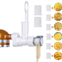 KitchenAid Pasta Attachment for Stand Mixer, 6-in-1 Pasta Maker Set with Spaghetti Bucatini Fusilli Macaroni Shapes and Cleaning Brush, Easy to Use Pasta Attachments