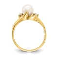 thumbnail image 2 of 14k FW Cultured Pearl & Diamond Ring Y1932PL/AA, 2 of 5