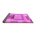 thumbnail image 2 of Ahgly Company Indoor Square Abstract Purple Modern Area Rugs, 7' Square, 2 of 4