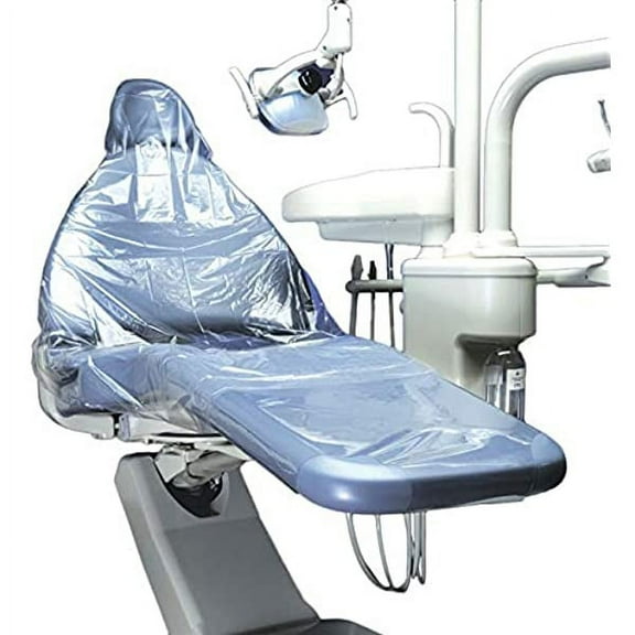 Dental Full Chair Cover Plastic Clear Sleeves 29 x 80- (125/bx)
