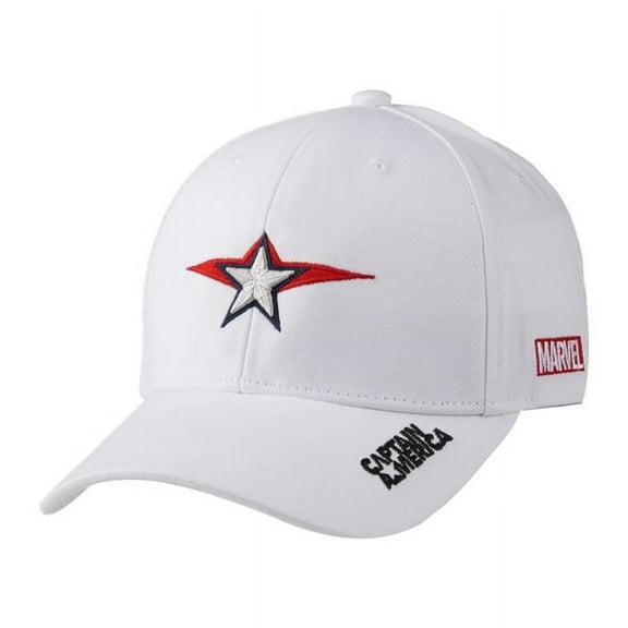 Volvik Marvel Captain America White Headwear Men