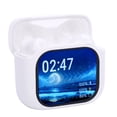 thumbnail image 1 of Language Translator Earphone,  5.4 Ergonomic HiFi Sound Language Translator Device with Color Screen Charging Case for Business Black,White,Beige, 1 of 7