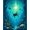 Blue, Pattern 4, variant on Flatwoven High Traffic Area Rug, Vibrant Underwater Scene Motif, Non Slip, Stain Resistant, Washable Area Rugs for Living Room, Bedroom(Blue, 4X6)