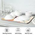 thumbnail image 7 of Yayeee Dish Drying Mat for Kitchen Counter Ultra Absorbent Easy Clean Pad 24x18", Flying Planes, 7 of 7