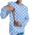 thumbnail image 1 of Chandail à Capuchon d'Allaitement pour Femmes, Manches Longues, Col Rond, Fermeture Éclair devant, Chemise Décontractée en Polyester, Tissu Léger et Doux, pour l'Automne et l'Hiver, 1 of 4